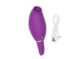 Vibrador de succión multifrecuencia, masajeador femenino (púrpura) YIZHOOD