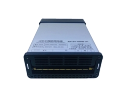 Fuente de alimentación impermeable 2026dz de 400 W y 12 V para LED con protección contra cortocircuitos e interruptor.
