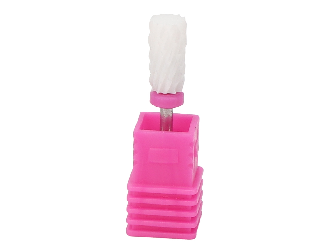 Cabezal De Lijado Cerámico, Forma Cilíndrica, Punta Plana, Accesorio Para Lijadora, Grano Grueso.