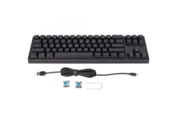 Teclado Mecánico Para Juegos De 71 Teclas Con Interruptores Azules, Iluminación Rgb, Puerto Usb-c Y Retroiluminación Lateral.