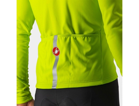 Jerseys CASTELLI Camisola Manga Comprida Fondo 2 Fz Verde M Homem