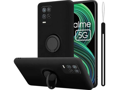 Carcasa para Realme 8 5G / V13 / Q3 / Q3i / Narzo 30 5G CADORABO Negro