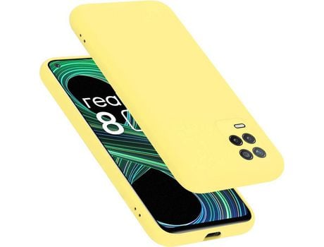Carcasa para Realme 8 5G / V13 / Q3 / Q3i / Narzo 30 5G CADORABO Amarillo