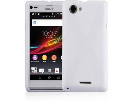 Carcasa para Sony Xperia L CADORABO Blanco