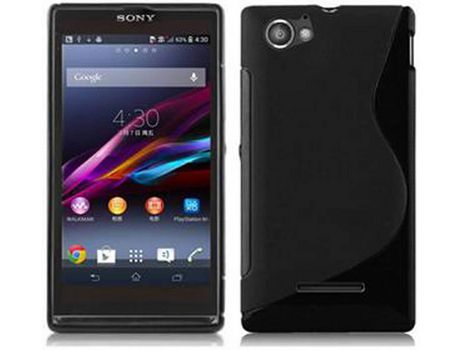 Carcasa para Sony Xperia M CADORABO Negro