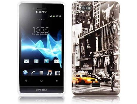 Carcasa para Sony Xperia M CADORABO Gris