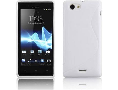 Carcasa para Sony Xperia L CADORABO Blanco