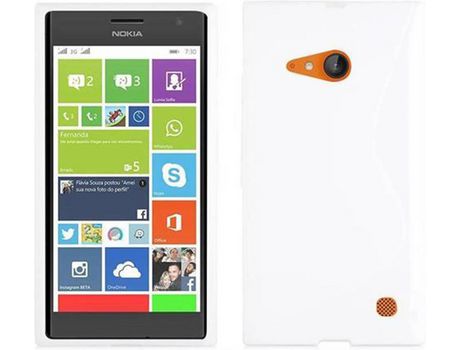 Carcasa para Nokia Lumia 730 CADORABO Blanco
