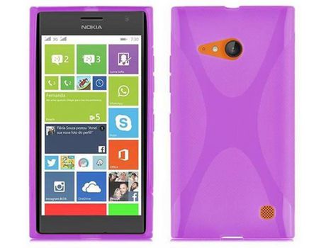 Carcasa para Nokia Lumia 730 CADORABO Morado