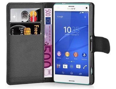 Carcasa para Sony Xperia Z3 COMPACT CADORABO Negro