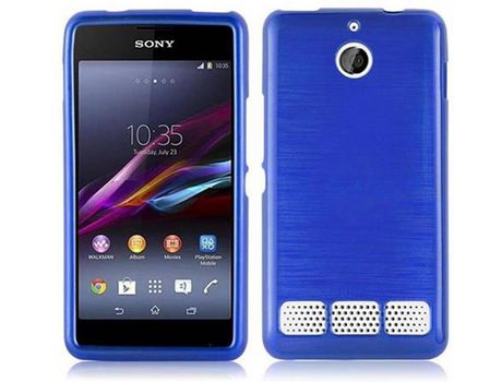 Carcasa para Sony Xperia E1 CADORABO Azul