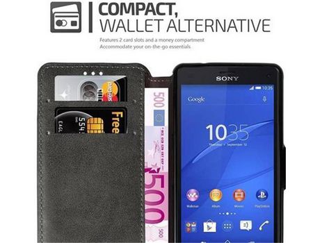Carcasa para Sony Xperia Z3 COMPACT CADORABO Gris
