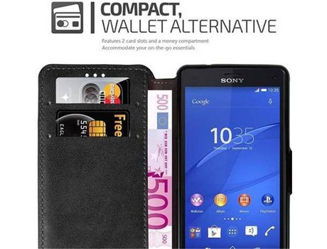 Carcasa para Sony Xperia Z3 COMPACT CADORABO Negro