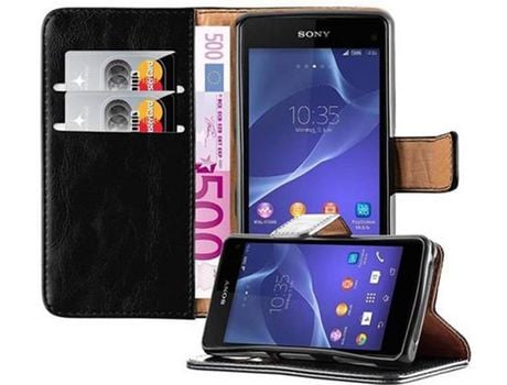 Carcasa para Sony Xperia Z1 COMPACT CADORABO Negro