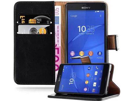 Carcasa para Sony Xperia Z3 COMPACT CADORABO Negro