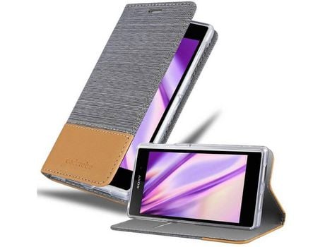 Carcasa para Sony Xperia Z1 CADORABO Gris