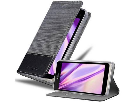Carcasa para Sony Xperia Z1 COMPACT CADORABO Gris