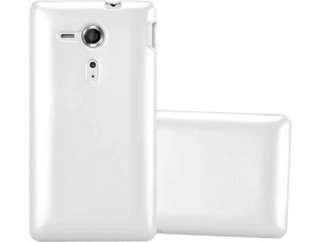 Carcasa para Sony Xperia SP CADORABO Plateado