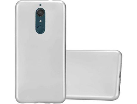 Carcasa para WIKO VIEW XL CADORABO Plateado