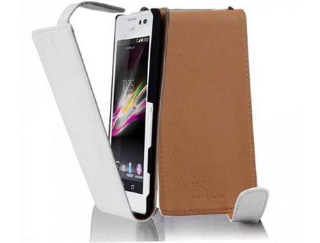 Carcasa para Sony Xperia C CADORABO Blanco
