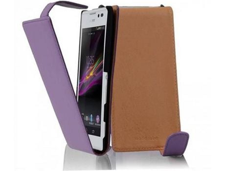 Carcasa para Sony Xperia C CADORABO Morado