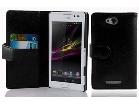 Carcasa para Sony Xperia C CADORABO Negro