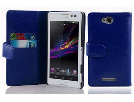 Carcasa para Sony Xperia C CADORABO Azul