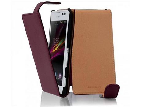 Carcasa para Sony Xperia C CADORABO Morado