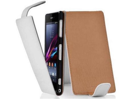 Carcasa para Sony Xperia Z1 CADORABO Blanco