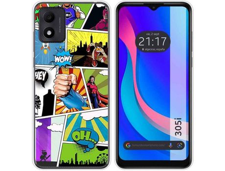 Carcasa para TCL 305i TUMUNDOSMARTPHONE Multicolor