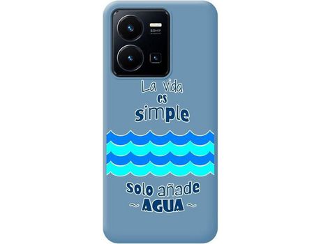 Carcasa para Vivo Y35 / Y22s TUMUNDOSMARTPHONE Azul