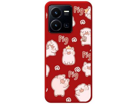 Carcasa para Vivo Y35 / Y22s TUMUNDOSMARTPHONE Rojo