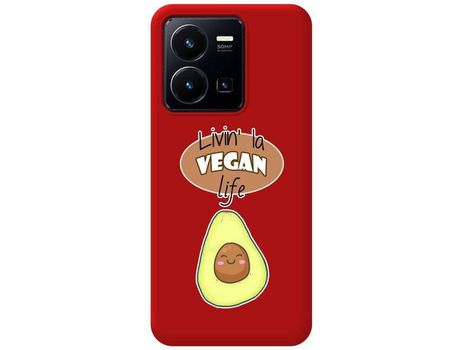 Carcasa para Vivo Y35 / Y22s TUMUNDOSMARTPHONE Rojo