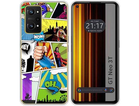 Carcasa para Realme GT Neo 3T 5G TUMUNDOSMARTPHONE Multicolor