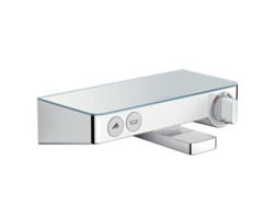 HANSGROHE Select 300 ShowerTablet Termostato de bañera para bañera, montaje en superficie, 13151, Color: Cromado / Blanco