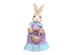 Nuevo Adorno De Pascua: Muñeco Decorativo De Conejo Artificial, Diseño Ergonómico Apto Para El Uso Diario.