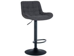 Taburete de bar Tover negro/tela CLP