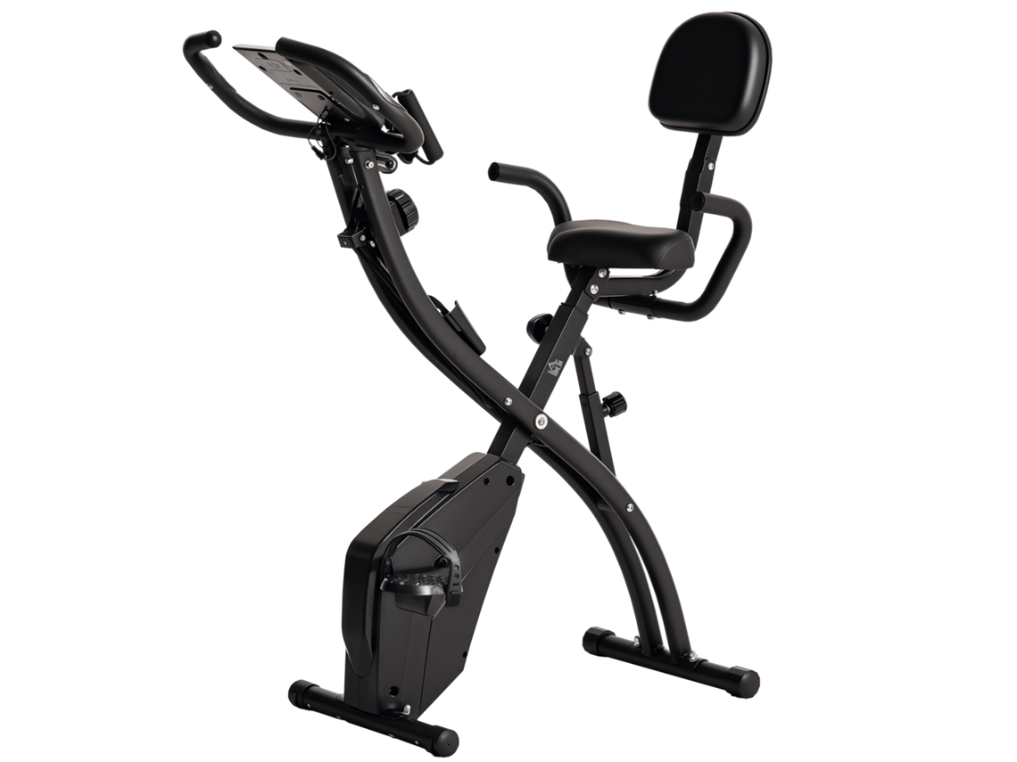 VPMKP - Bicicleta estática plegable Homcom LCD 8 niveles cardio