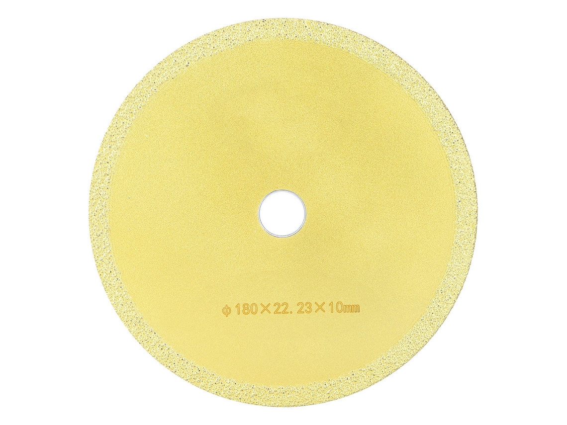 Disco De Corte Y Esmerilado Diamante 180x22.3x10mm Para Hierro Fundido Fibra De Vidrio Mármol