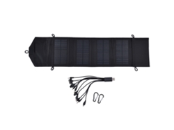 Panel Solar Plegable Portátil De 15 W Y 5 V Con Batería Solar Para Camping Y Viajes, Incluye Cargador Usb.