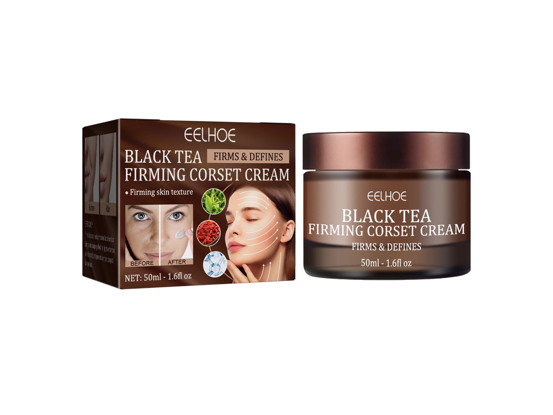 Crema reafirmante para la piel con té negro.