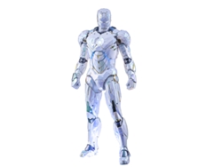 Figura de Hot Toys Mms830d76 Marvel Comics Iron Man 2 Iron Man Mark IV Sub Zero Fractal Armor
