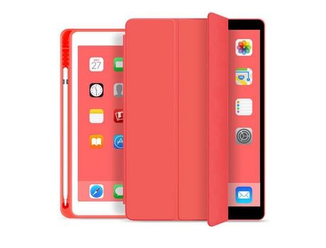 SLOWMOOSE Mini Pro Air Smart Cover With Ipad Red Ipad Case 10.2 De 7º A 8º
