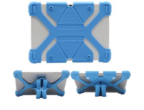 INF Cubierta Para El Ipad De Silicona A Prueba De Choque 7 8 Azul