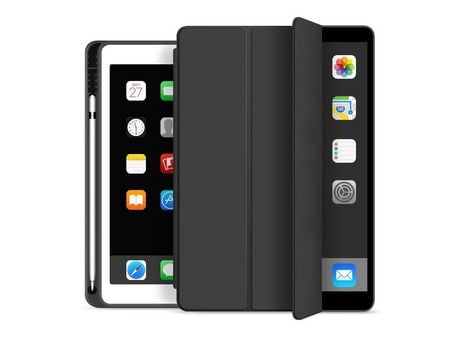SLOWMOOSE Mini Pro Air Smart Cover With Ipad Black Ipad Case 10.2 De Séptimo A Octavo