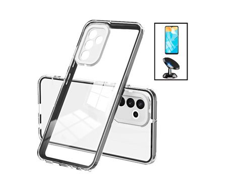 Kit Carcasa Doble Airbag Anti-Drop Camera Protection + Pelicula Hydrogel + Suporte Magnético Samsung Galaxy A13 PHONECARE Transparente