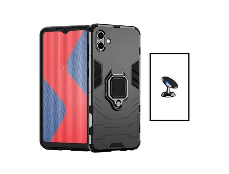 Kit Suporte Magnético + Carcasa 3X1 Military Defender Samsung Galaxy M13 5G PHONECARE Negro