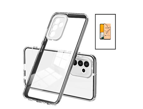 Kit Carcasa 360 Airbag Anti-Drop Camera Protection + CeramicGlass Full Cover Samsung Galaxy A13 PHONECARE Transparente