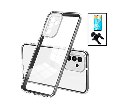 Kit Carcasa Doble Airbag Anti-Drop Camera Protection + Pelicula Hydrogel + Suporte Magnético Samsung Galaxy A13 PHONECARE Transparente