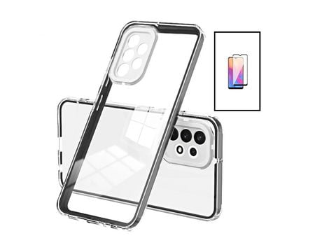 Kit Carcasa 360 Airbag Anti-Drop Camera Protection + Protector de Pantalla de Cristal 5D Full Cover Samsung Galaxy A13 PHONECARE Transparente
